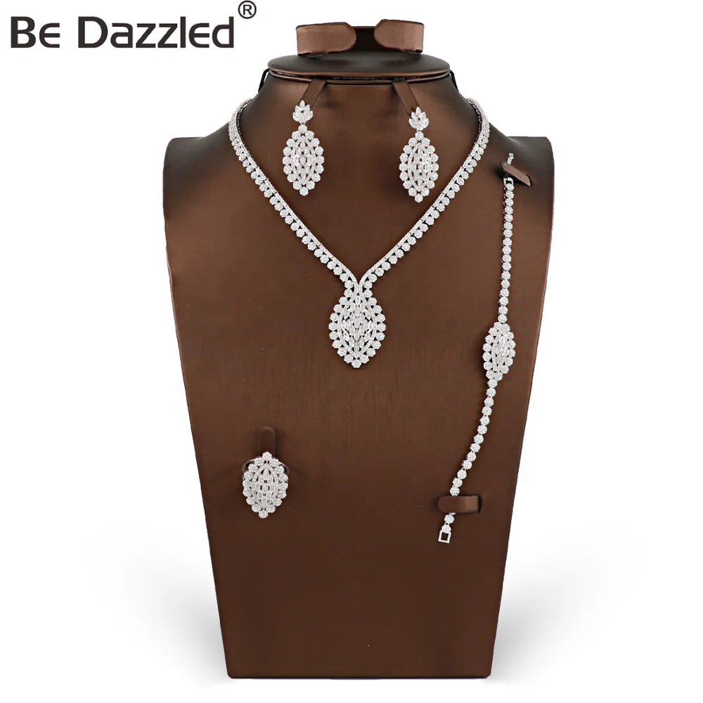 Bedazzled earring bracelet necklace set wedding women american diamond jewellery set silver wholesale China jewellery neckles
Bedazzled earring bracelet necklace set wedding women american diamond jewellery set silver wholesale China jewellery neckles