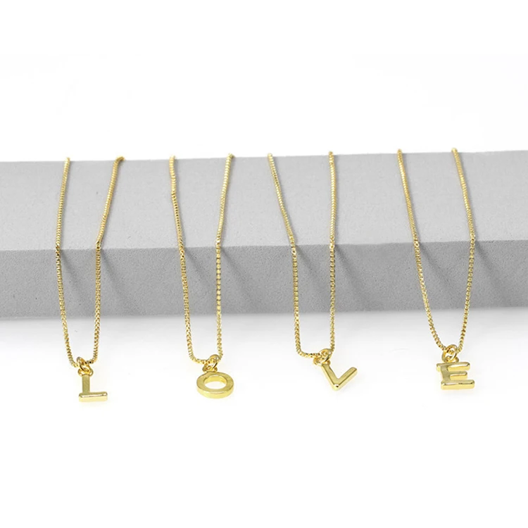 New fashion fine beauty jewelry 26 letter pendant necklace wholesale INS jewelry, Picture shows
New fashion fine beauty jewelry 26 letter pendant necklace wholesale INS jewelry, Picture shows