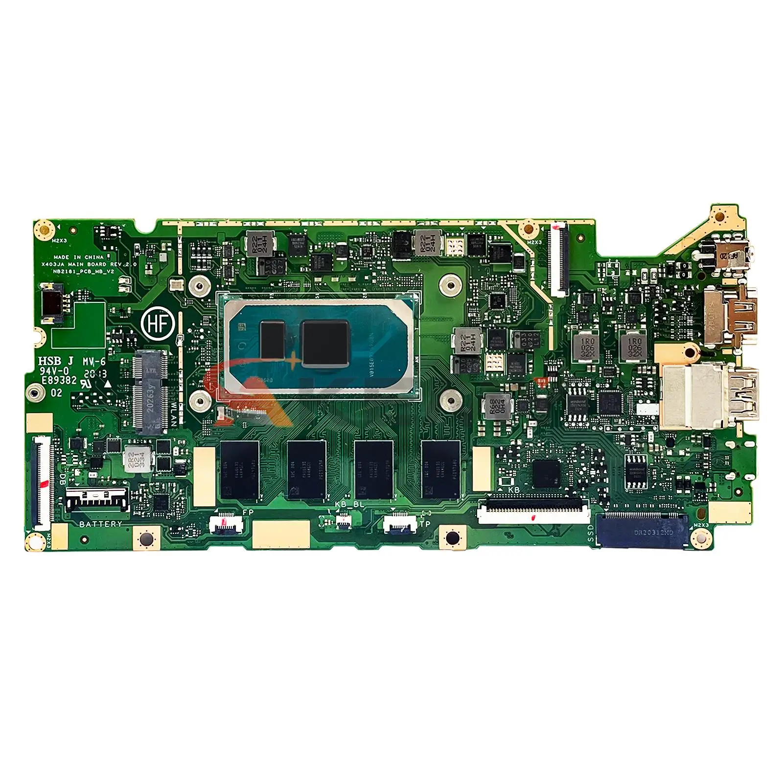 X403JA Notebook Mainboard For Asus VivoBook 14 X403J X403JA S403JA Laptop Motherboard i5-1035G1 I7-1065G7 CPU 8G RAM
X403JA Notebook Mainboard For Asus VivoBook 14 X403J X403JA S403JA Laptop Motherboard i5-1035G1 I7-1065G7 CPU 8G RAM