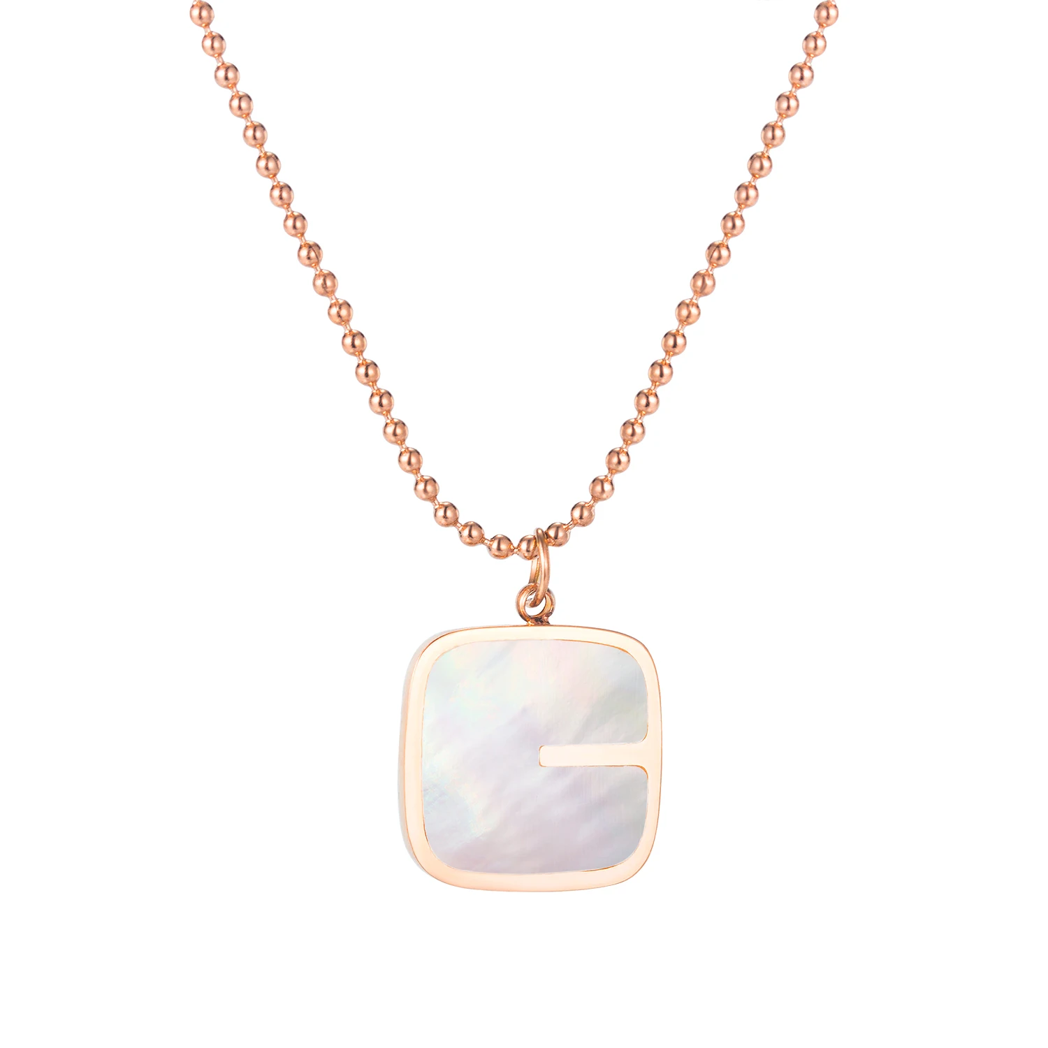 Elegant Classic Stainless Steel Jewelry For Women Oyster Pearl Necklace, Rose gold,accept custom color
Elegant Classic Stainless Steel Jewelry For Women Oyster Pearl Necklace, Rose gold,accept custom color