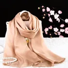 Hot sale cheap plain color soft long scarf chiffon muslim hijabs for women