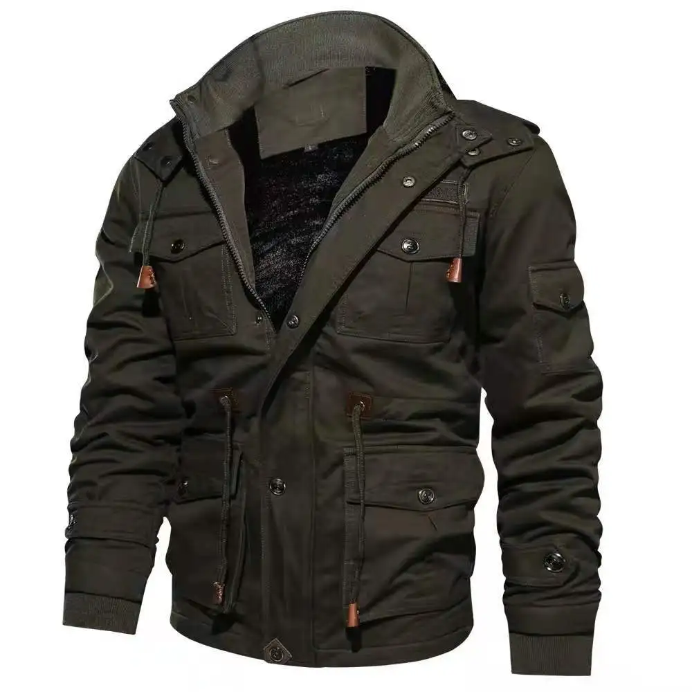 Military Pilot Jacket Winter Fleece long sleeve Jackets Warm Thicken Plus size men's jackets, Multi color
Military Pilot Jacket Winter Fleece long sleeve Jackets Warm Thicken Plus size men's jackets, Multi color
