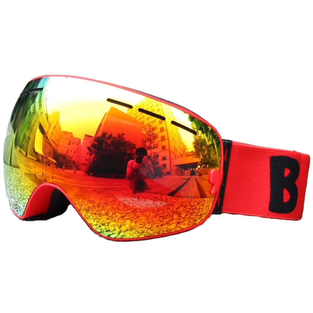 Double-layer anti-fog and dust-vacuum electroplating ski goggles for outdoor sports, mountaineering, snowboarding and skiing
Double-layer anti-fog and dust-vacuum electroplating ski goggles for outdoor sports, mountaineering, snowboarding and skiing