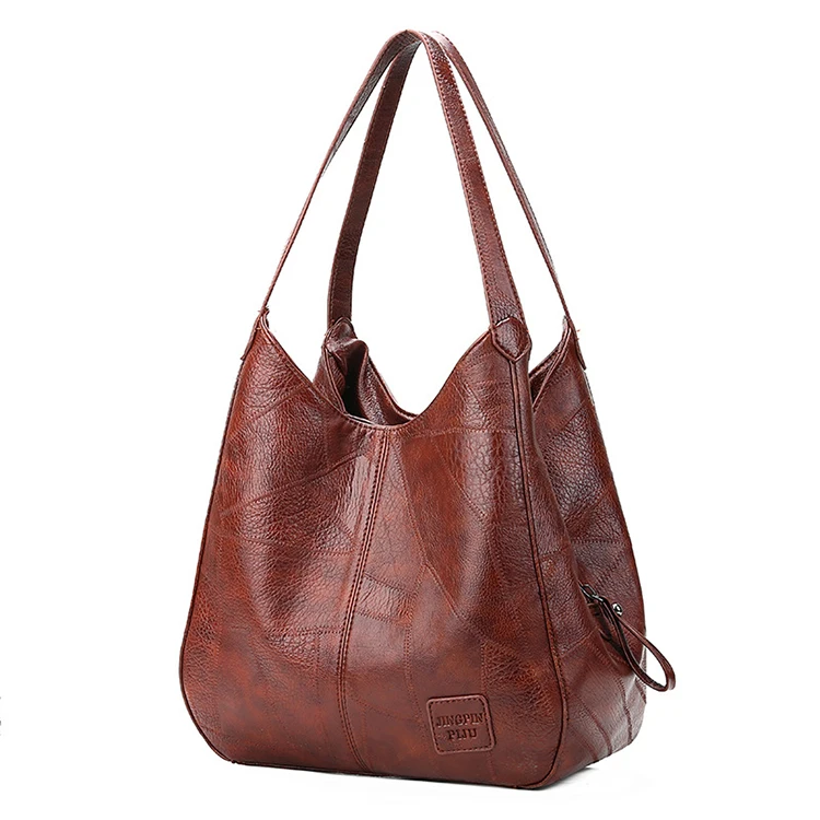 2022 Vintage Designer Large Capacity PU Leather Casual Handbags Ladies Tote Hobo Bag Patchwork Shoulder Bag for Women
2022 Vintage Designer Large Capacity PU Leather Casual Handbags Ladies Tote Hobo Bag Patchwork Shoulder Bag for Women