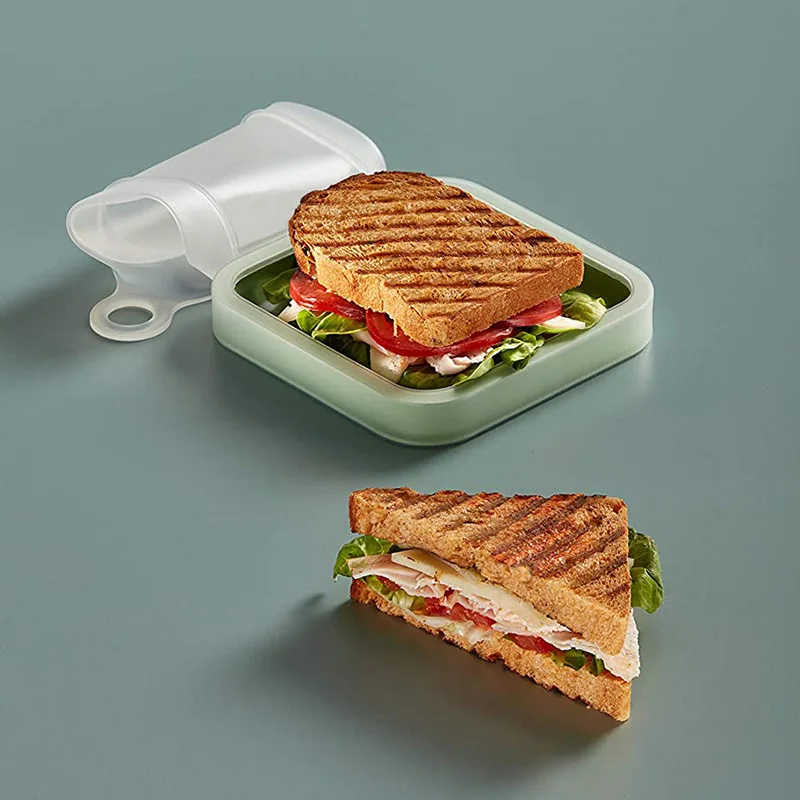 A3479 Silicone Outdoor Food Container Students Bento Sandwich Boxes Portable Toast Lunch Box, As pic
A3479 Silicone Outdoor Food Container Students Bento Sandwich Boxes Portable Toast Lunch Box, As pic