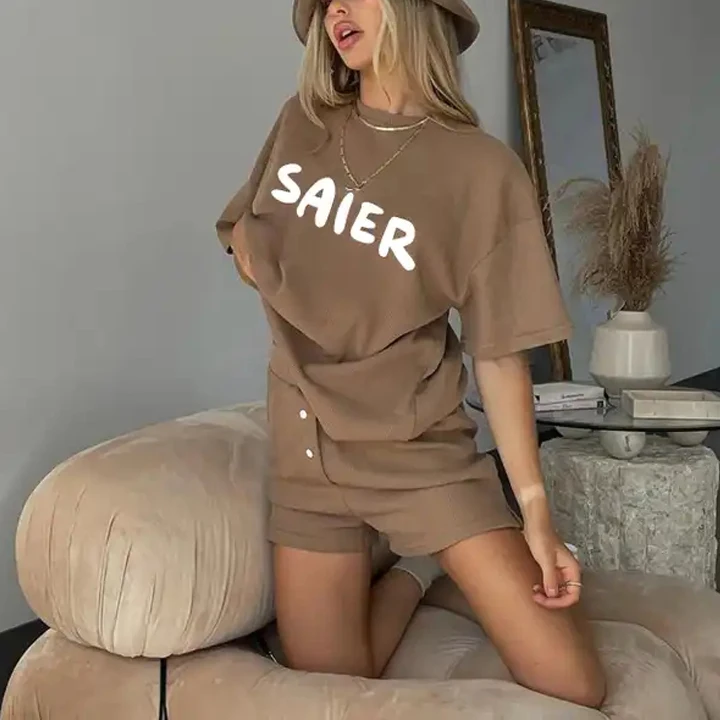 2024 Women New Fashion Custom Sports Biker Shorts Set Two Piece Short Set Tracksuit Jogging Sports Yoga Clothes
2024 Women New Fashion Custom Sports Biker Shorts Set Two Piece Short Set Tracksuit Jogging Sports Yoga Clothes