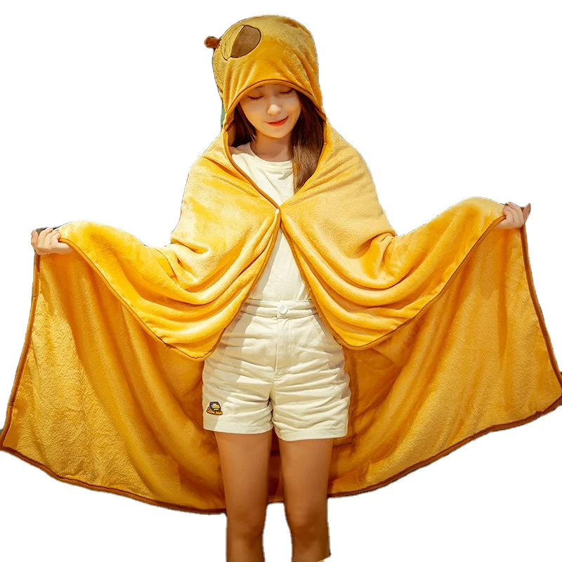 Winter warm shawl cape cape hooded plush cape blanket lazy blanket with cap 2-in-1 throw pillow
Winter warm shawl cape cape hooded plush cape blanket lazy blanket with cap 2-in-1 throw pillow