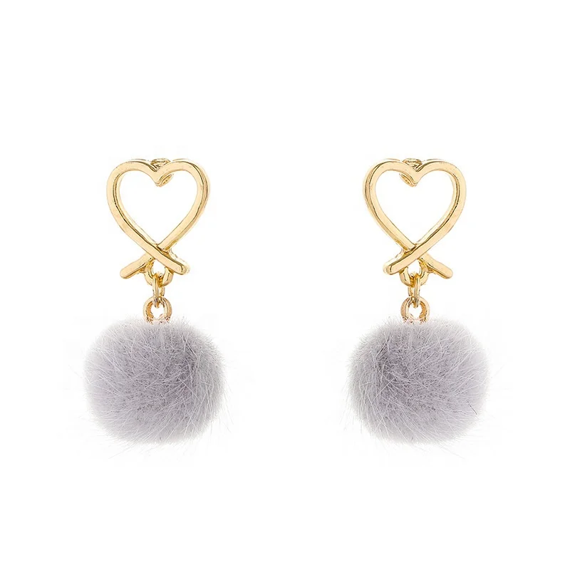 Love Line Hair Ball Earrings Fashion Simple Personality Earrings Lady Temperament Women's Earrings, Picture
Love Line Hair Ball Earrings Fashion Simple Personality Earrings Lady Temperament Women's Earrings, Picture