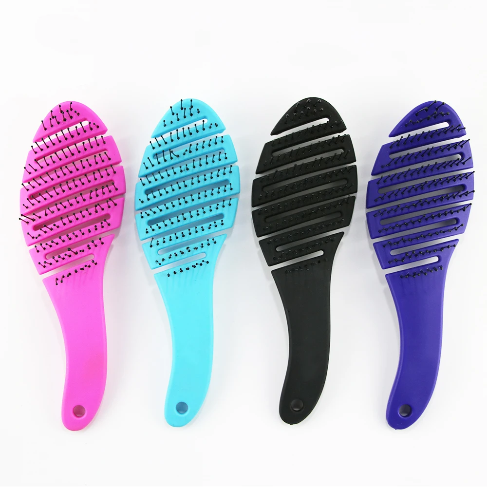 Wave brushes Nylon vent with logo detangle for hair extension brush, Customized color
Wave brushes Nylon vent with logo detangle for hair extension brush, Customized color