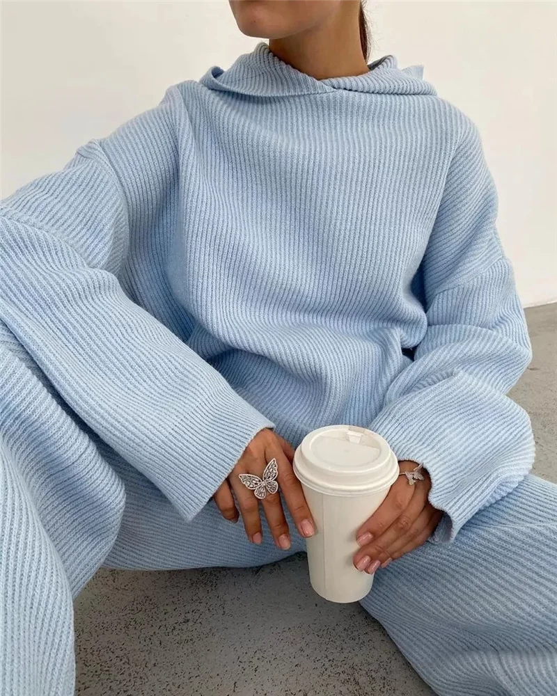 Spring Knit Hoodie Trousers Suit Hoodies Activewear Sets For Women Lounge Wear Set Hoodie Women Two Piece Pants Set
Spring Knit Hoodie Trousers Suit Hoodies Activewear Sets For Women Lounge Wear Set Hoodie Women Two Piece Pants Set
