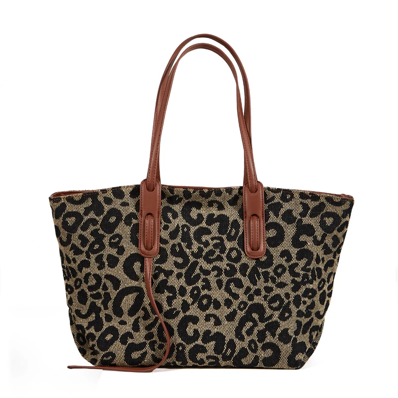 Wholesale Custom vintage Leopard Print PU leather ladies shoulder bags new style hobo bag large capacity women tote bags
Wholesale Custom vintage Leopard Print PU leather ladies shoulder bags new style hobo bag large capacity women tote bags