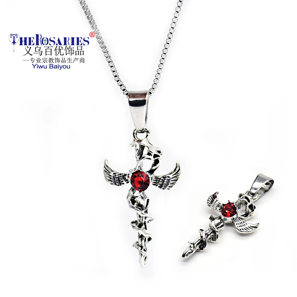 Angle Heart Cross Necklace The Vampire Diaries Pendant Fashion Religious Jewelry Necklace
Angle Heart Cross Necklace The Vampire Diaries Pendant Fashion Religious Jewelry Necklace