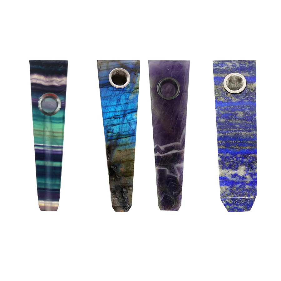 Natural Diamond Dream purple Amethyst tobacco stone pipe crystal smoking pipe, Pink
Natural Diamond Dream purple Amethyst tobacco stone pipe crystal smoking pipe, Pink