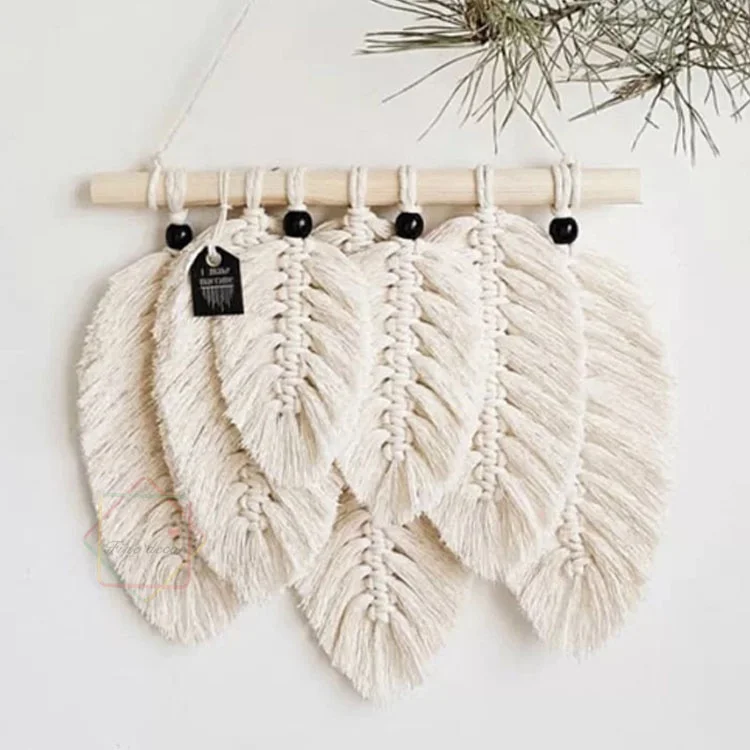 macrame feather wall hanging boho large wall decoration hanging wholesale customized color, Different colors
macrame feather wall hanging boho large wall decoration hanging wholesale customized color, Different colors
