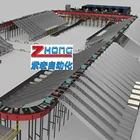 Professional Customized Logistics Sorting System Parcel Automatic Sorting Machine Roller Conveyor for Postal