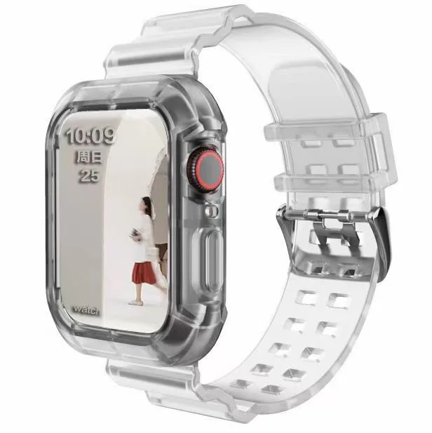 For Apple Watch Band Series 6 1 2 3 4 5, HOCAYU Silicone Transparent For Iwatch 5 4 Strap 38Mm 40Mm 42Mm 44Mm Wrist Sport Strap
For Apple Watch Band Series 6 1 2 3 4 5, HOCAYU Silicone Transparent For Iwatch 5 4 Strap 38Mm 40Mm 42Mm 44Mm Wrist Sport Strap