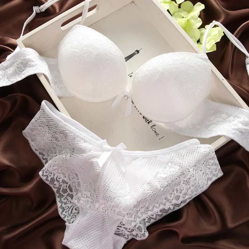 Dropshipping Women's Lace Bra Brief Sets Push Up Underwear B C Cup 2 Piece Ladies Deep V-neck Solid Color Bra And Panties Set
Dropshipping Women's Lace Bra Brief Sets Push Up Underwear B C Cup 2 Piece Ladies Deep V-neck Solid Color Bra And Panties Set