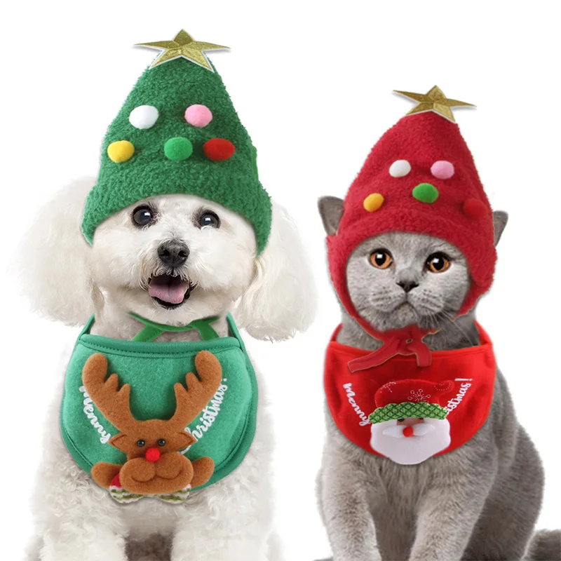 Christmas Pet Dog Accessories Ornament Cute Xmas Cat Dog Christmas Hat And Scarf Set Christmas Santa Hat Cap for Dog Cat
Christmas Pet Dog Accessories Ornament Cute Xmas Cat Dog Christmas Hat And Scarf Set Christmas Santa Hat Cap for Dog Cat