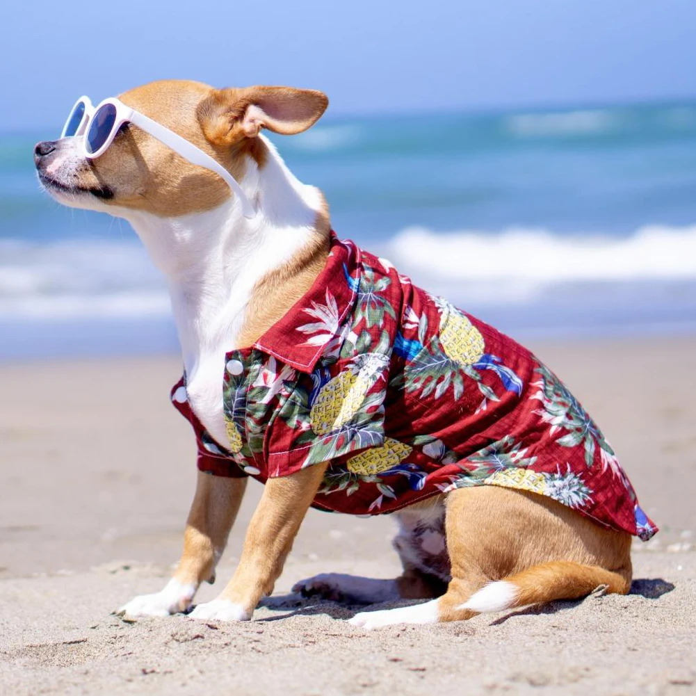 Dog Shirts Clothes Summer Beach Clothes Vest Pet Clothing Floral T-Shirt Hawaiian For Small Large Cat Dog Chihuahua, As picture or on your requirement
Dog Shirts Clothes Summer Beach Clothes Vest Pet Clothing Floral T-Shirt Hawaiian For Small Large Cat Dog Chihuahua, As picture or on your requirement