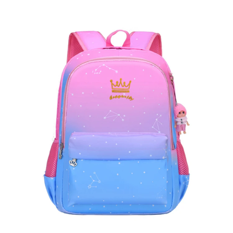 New Leisure Girl Student Bag School Backpack Personality Gradient Nylon Backpack Design Fashion School Bags for Girls, Customized color
New Leisure Girl Student Bag School Backpack Personality Gradient Nylon Backpack Design Fashion School Bags for Girls, Customized color