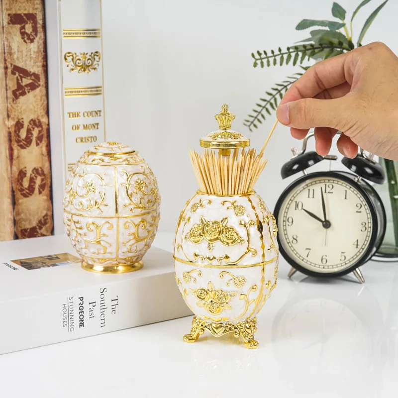 European Retro Automatic Pop-up Toothpick Holder Toothpick Container Restaurant Banquet Household Toothpick Storage Box
European Retro Automatic Pop-up Toothpick Holder Toothpick Container Restaurant Banquet Household Toothpick Storage Box