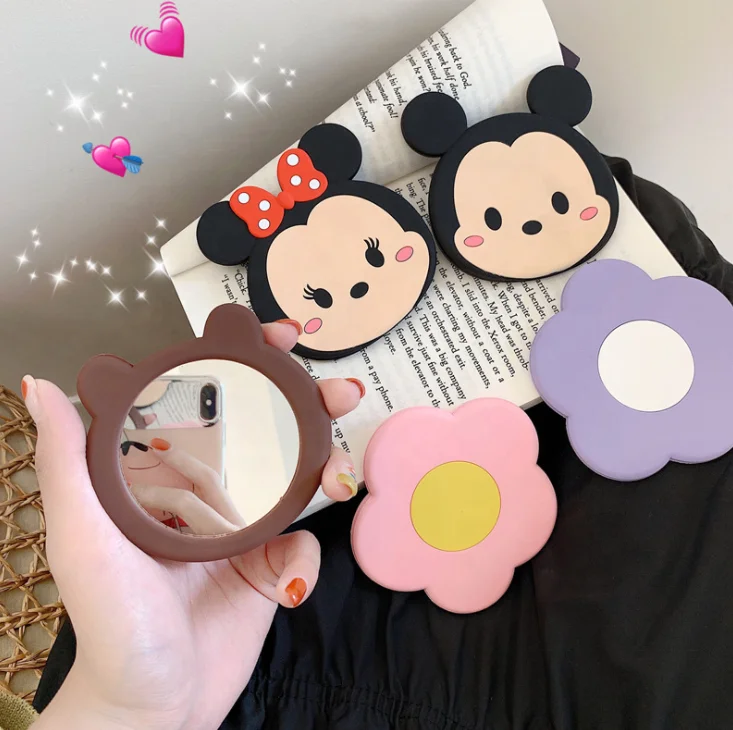 Mickey Mouse Shaped Cosmetic Single Side Mirror Metal Hand PU Makeup Mirror, As pics
Mickey Mouse Shaped Cosmetic Single Side Mirror Metal Hand PU Makeup Mirror, As pics