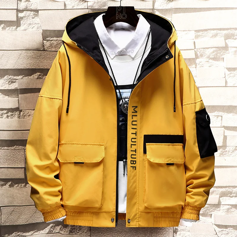 New Style Autumn/Spring Men'S Casual Clothes Thin Section Large Size Hood Trend Versatile Jacket With Letter Pattern Pocket
New Style Autumn/Spring Men'S Casual Clothes Thin Section Large Size Hood Trend Versatile Jacket With Letter Pattern Pocket