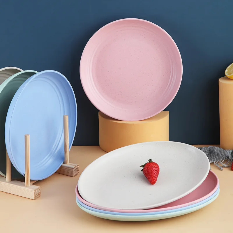 Hot sale nordic style wheat straw oval plate tableware dinner tray home creative new round plate plate set
Hot sale nordic style wheat straw oval plate tableware dinner tray home creative new round plate plate set