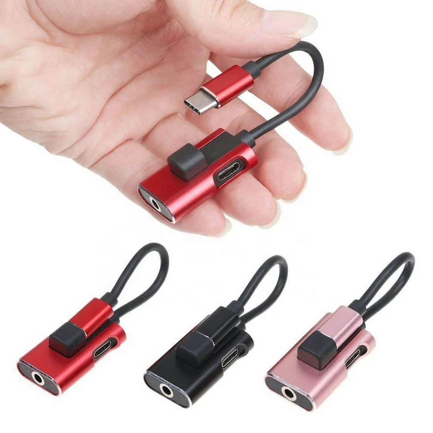 USB 3.1 Type C to 3.5mm 2 in 1 Jack Audio Adapter Earphone Headphone Charging Cable
USB 3.1 Type C to 3.5mm 2 in 1 Jack Audio Adapter Earphone Headphone Charging Cable