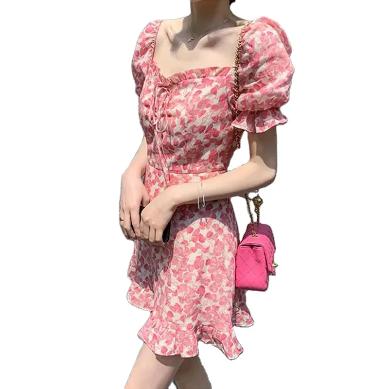 Cheap Dresses Wholesale Plus Size Summer Fashion Floral Print Puff Sleeve Dress Women
Cheap Dresses Wholesale Plus Size Summer Fashion Floral Print Puff Sleeve Dress Women