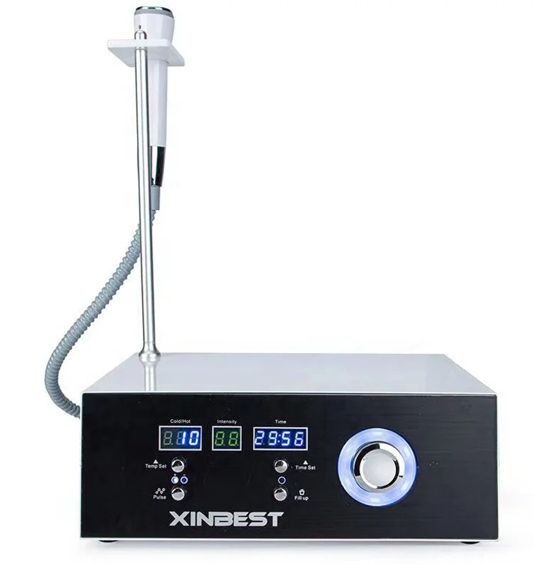 Factory price electroporation hot and cold hammer beauty machine for face skin cool, Silver and black
Factory price electroporation hot and cold hammer beauty machine for face skin cool, Silver and black