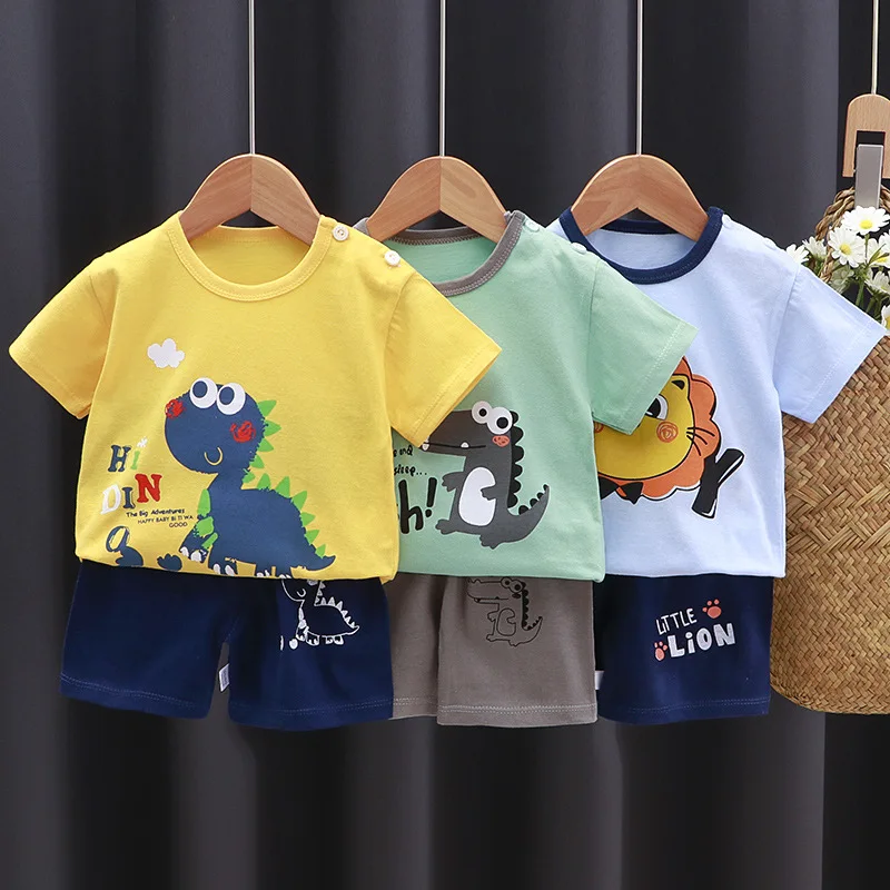 100% Pure Cotton High Quality Short Sleeve Cartoon Children Summer Suit Kids 2 Pieces Tshirt Shorts Set Toddler Boy Clothing Set
100% Pure Cotton High Quality Short Sleeve Cartoon Children Summer Suit Kids 2 Pieces Tshirt Shorts Set Toddler Boy Clothing Set
