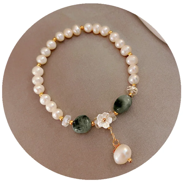 Natural pearl bracelet beaded crystal Bangles jade amethyst 24k gold strawberry crystal beaded jade pearl Bracelet Bangles, Same as picture
Natural pearl bracelet beaded crystal Bangles jade amethyst 24k gold strawberry crystal beaded jade pearl Bracelet Bangles, Same as picture