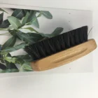 Hair Shoe Polish Brush Tiny Black Horse Hair Shoe Polishing Brush For Shoecare