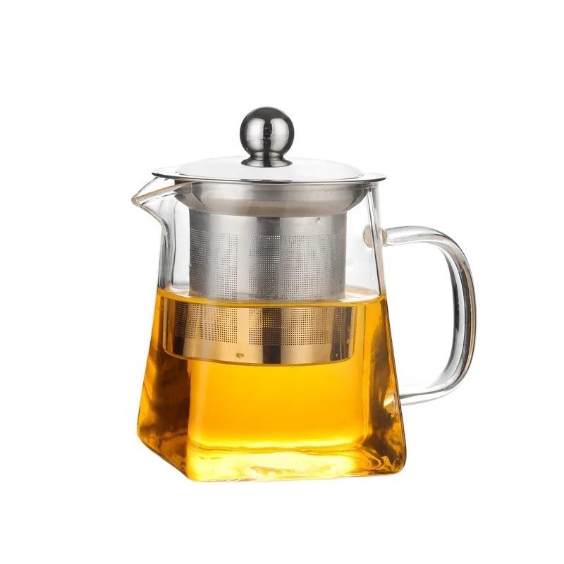 High Borosilicate Glass Tea Ware Heat Resistant Thickened Glass Teapot with Stainless Steel Filter, Transparent
High Borosilicate Glass Tea Ware Heat Resistant Thickened Glass Teapot with Stainless Steel Filter, Transparent