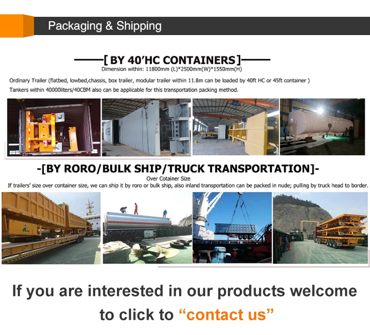 LOW price howo 30 ton capacity side loader truck trailers