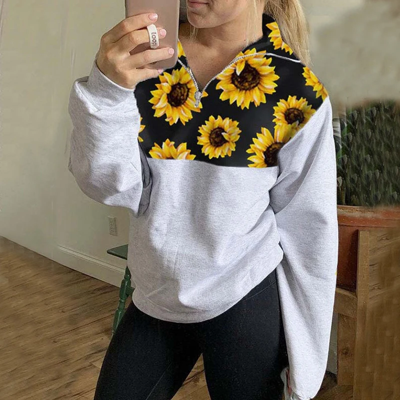 Sunflower Zipper Sweatshirt
Sunflower Zipper Sweatshirt