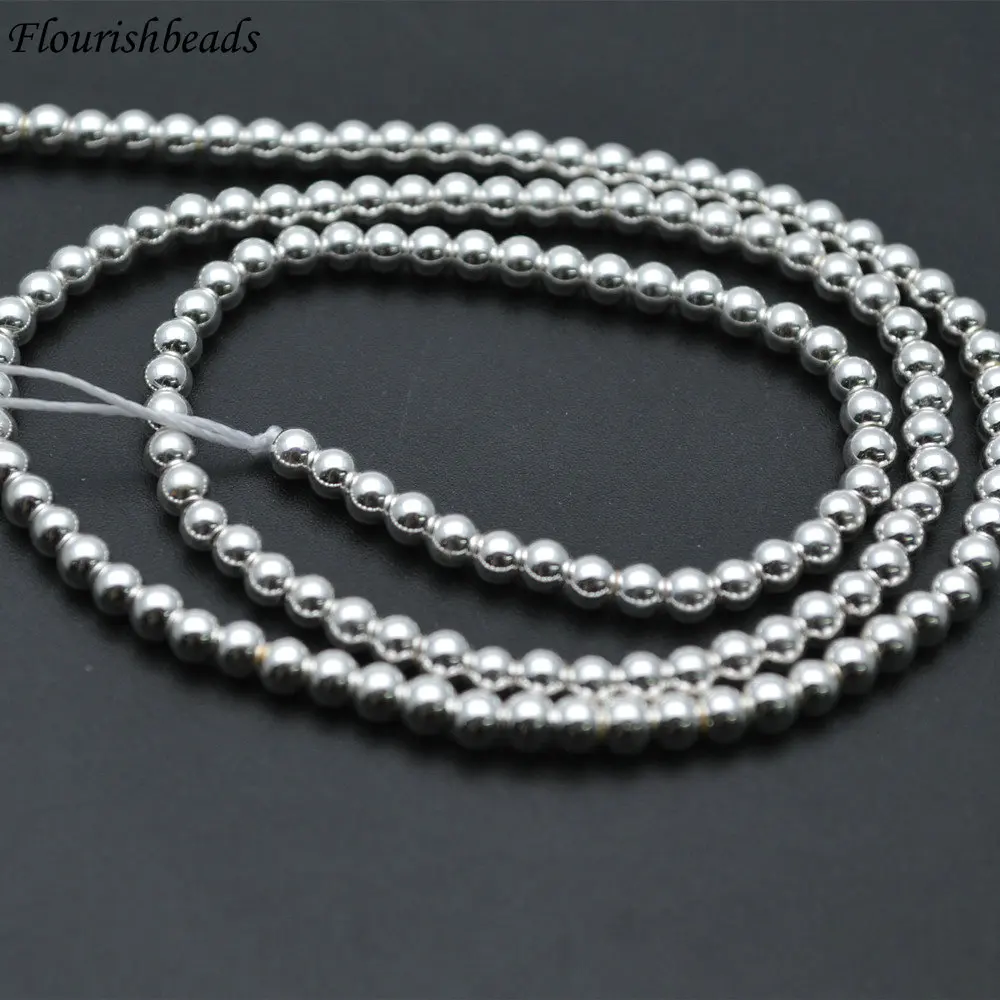 Smooth Silver color Hematite Round Loose Beads 4mm 6mm 8mm 10mm
Smooth Silver color Hematite Round Loose Beads 4mm 6mm 8mm 10mm