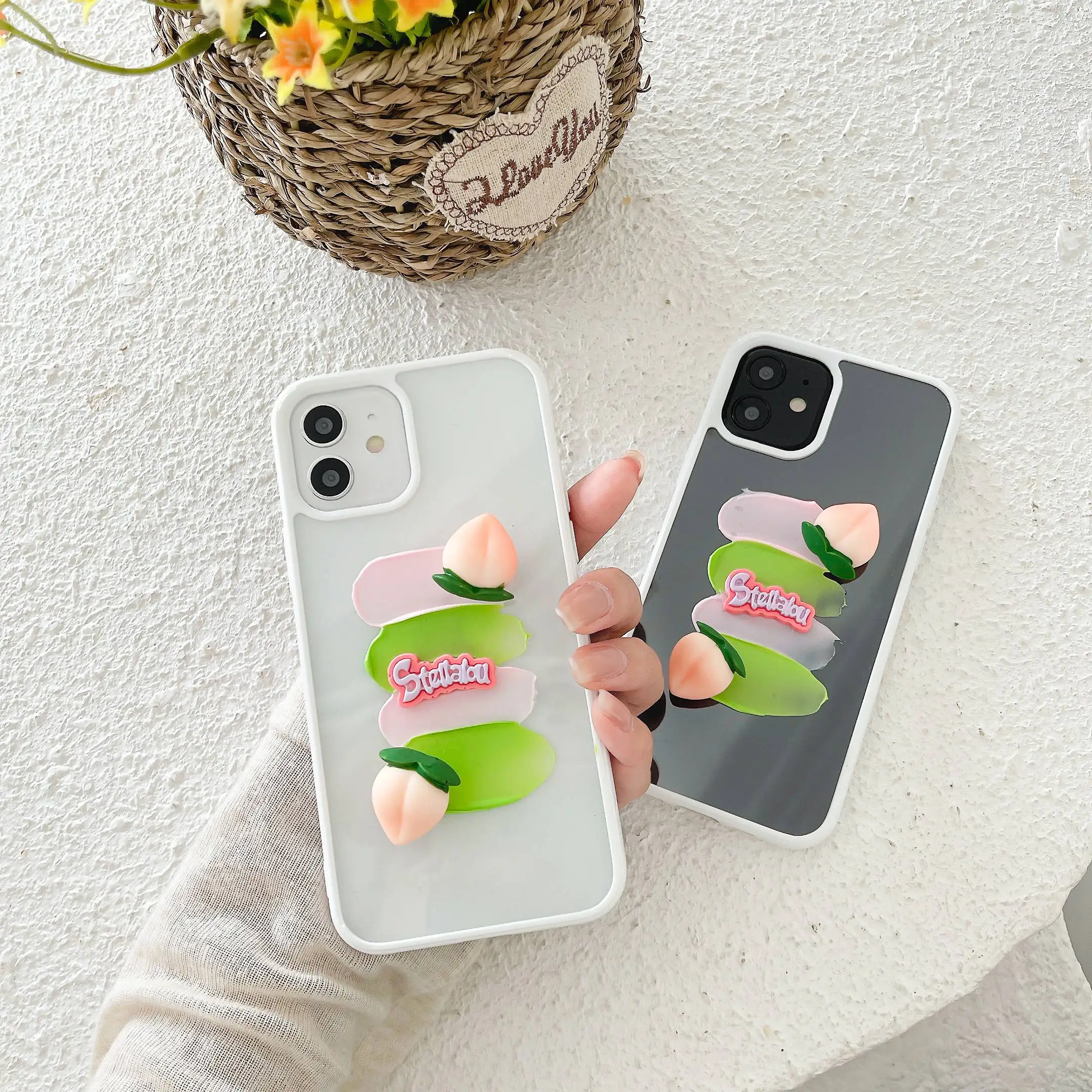 For iPhone 12 Pro Max XR Xs Max 7 8 Plus 3D Funny Cool Epoxy Glue Embossed Peach Rainbow Cream Designs Phone Case Cover
For iPhone 12 Pro Max XR Xs Max 7 8 Plus 3D Funny Cool Epoxy Glue Embossed Peach Rainbow Cream Designs Phone Case Cover