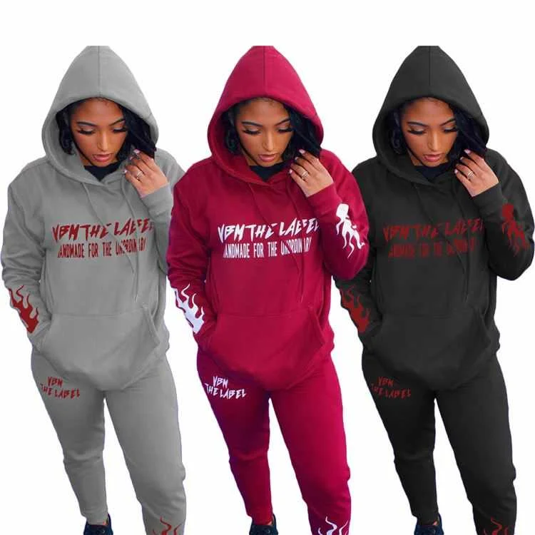 Autumn Womens Clothing Casual 2021 Sweatshirt Hoodie Printed Two 2 Piece Sweat Pants Set Wholesale Cheap, Picture color
Autumn Womens Clothing Casual 2021 Sweatshirt Hoodie Printed Two 2 Piece Sweat Pants Set Wholesale Cheap, Picture color