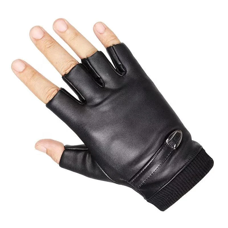 TY PU leather half finger gloves for men and women outdoor sports cycling keyboard typing mobile fishing gloves
TY PU leather half finger gloves for men and women outdoor sports cycling keyboard typing mobile fishing gloves