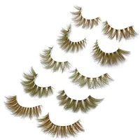 Colored Mink Fur 3D Eyelashes Handmade Colorful Mink Lashes Brown Color Lashes For Festival
Colored Mink Fur 3D Eyelashes Handmade Colorful Mink Lashes Brown Color Lashes For Festival