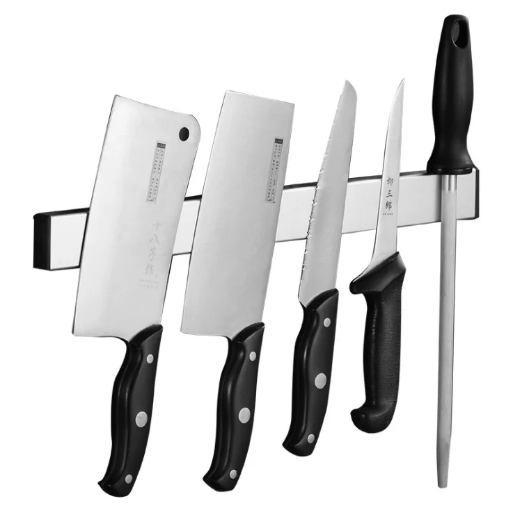 Magnetic Knife Holder Wall-mounted Kitchen Magnetic Knife Holder Stainless Steel Knife Holder, Silver
Magnetic Knife Holder Wall-mounted Kitchen Magnetic Knife Holder Stainless Steel Knife Holder, Silver