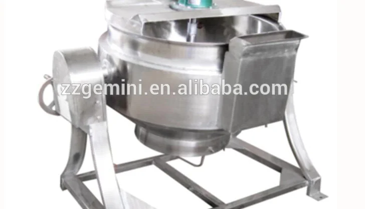 Automatic Tilting Jacketed Kettle Gas Jacketed Cooking Pot