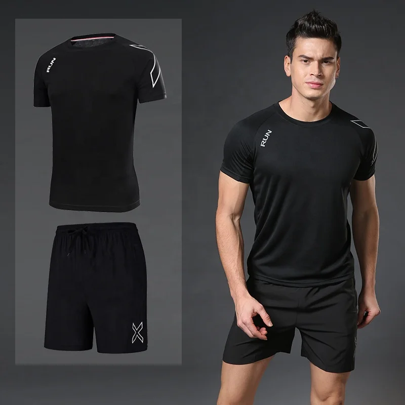 Sportswear Breathable Quick Dry Men Compression Gym Sports Tracksuit Set with Pocket, Blue+black,black+black,light grey+black
Sportswear Breathable Quick Dry Men Compression Gym Sports Tracksuit Set with Pocket, Blue+black,black+black,light grey+black
