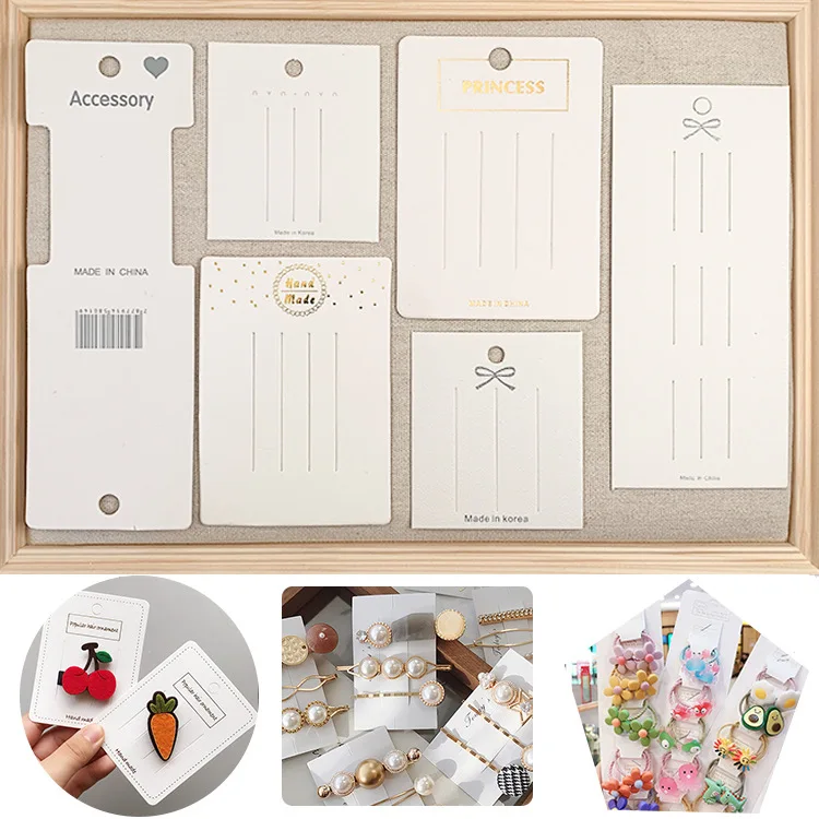 Custom hair clip cards custom logo name price hair pin set necklace jewelry display customized pvc paper cards
Custom hair clip cards custom logo name price hair pin set necklace jewelry display customized pvc paper cards