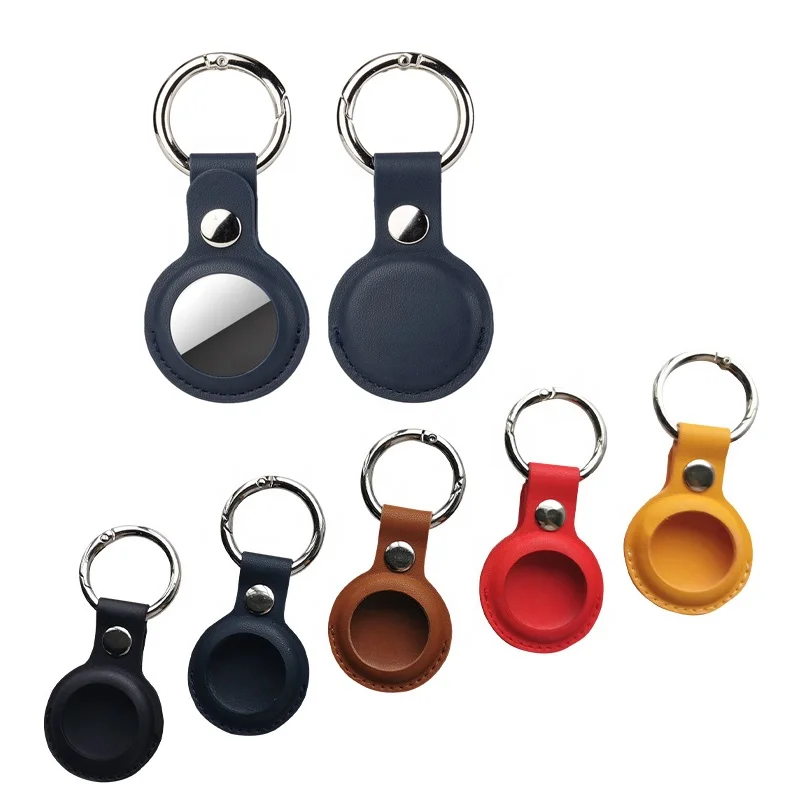 2021 Hot Selling Premium PU Leather Anti Lost Key Ring Keychain Protective Holder Case Accessories for Airtag, Black,brown,blue,red,yellow
2021 Hot Selling Premium PU Leather Anti Lost Key Ring Keychain Protective Holder Case Accessories for Airtag, Black,brown,blue,red,yellow
