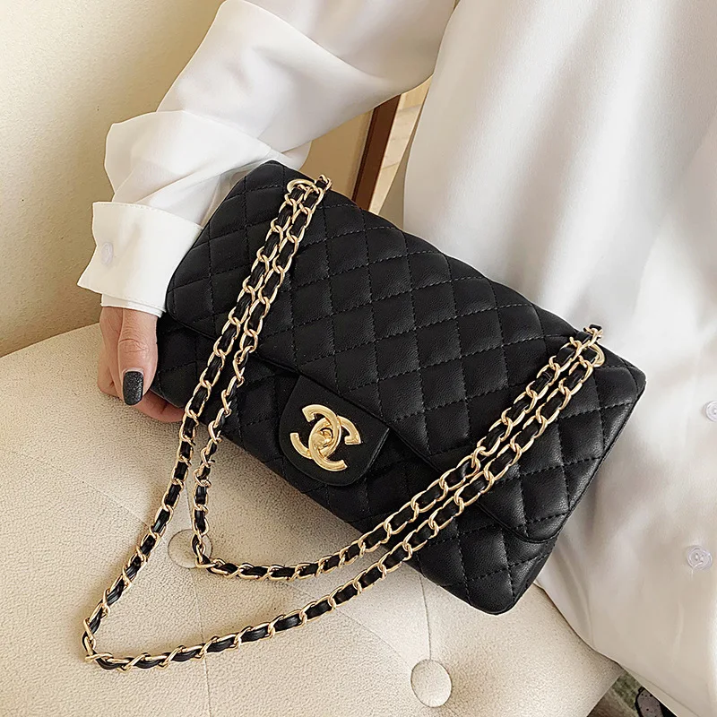 Fashion Exquisite Shopping Bag Retro Casual Women Totes Shoulder Bags Female Leather Solid Color Chain elegant female handbag
Fashion Exquisite Shopping Bag Retro Casual Women Totes Shoulder Bags Female Leather Solid Color Chain elegant female handbag