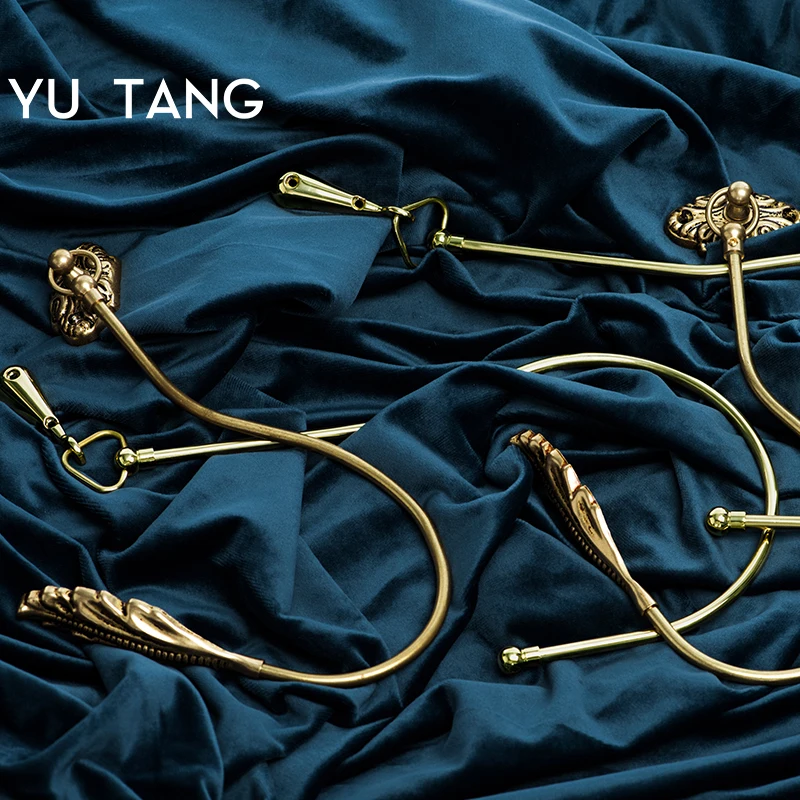 Vintage Curtain Accessory Decorative Curtain Hooks Brass Curtain Tieback Hooks, Yellow
Vintage Curtain Accessory Decorative Curtain Hooks Brass Curtain Tieback Hooks, Yellow