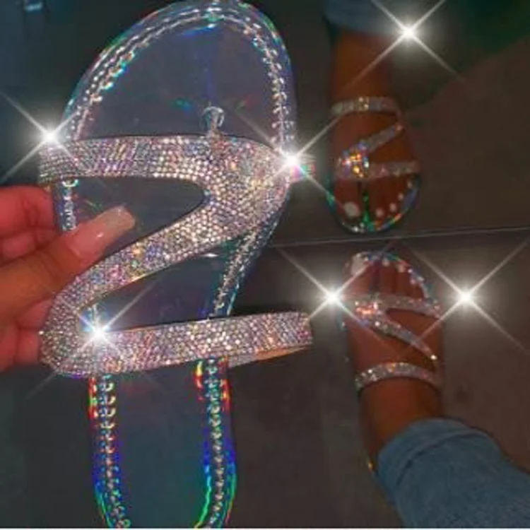 Rhinestone Women Slippers Flip Flops Summer Women Crystal Diamond Bling Beach Slides Sandals Casual Shoes Slip On Slipper, As pictures shown
Rhinestone Women Slippers Flip Flops Summer Women Crystal Diamond Bling Beach Slides Sandals Casual Shoes Slip On Slipper, As pictures shown